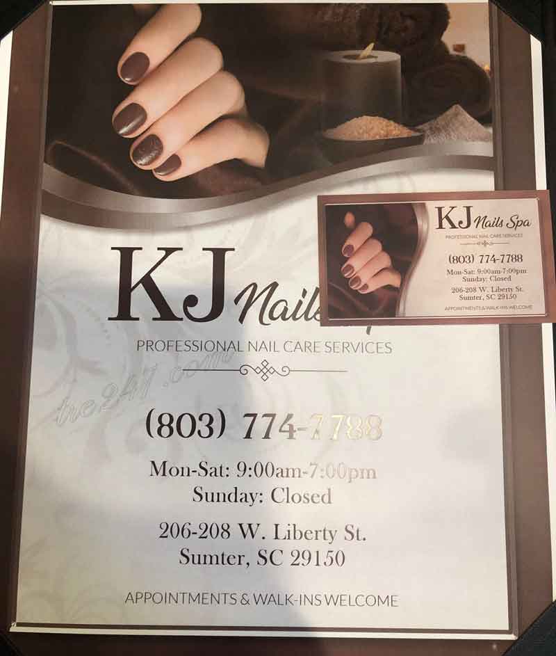 Cần Sang Gấp Tiệm Nail Vùng Sumter SC