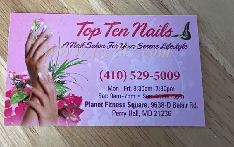 Cần Gấp Thợ Nail Vùng Perry Hall Maryland