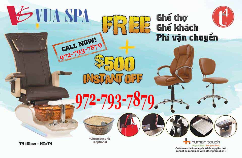 Pedicure Chairs T4 Spa Promotion HOT 2018