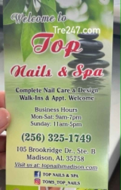 Sang Lại Tiệm Nail Khu Madison, Alabama