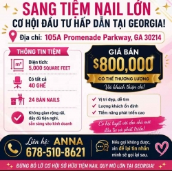 Tiệm Nail Sang Lại Fayetteville, Georgia