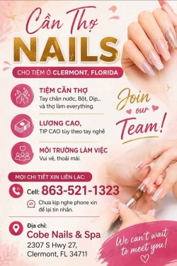 Việc Làm Nail Ở Clermont, Florida – Cần Tay chân nước, Dip, Everything
