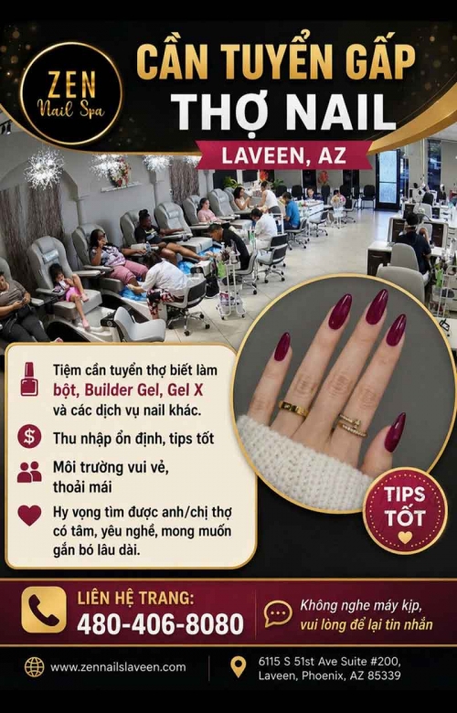 Việc Làm Nail Ở Laveen, Arizona