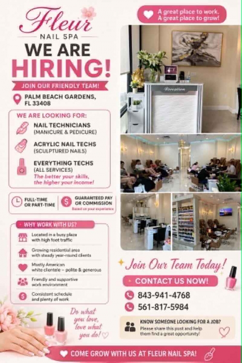 Việc Làm Nail Ở Palm Beach Gardens, Florida – Cần Thợ bột, Everything